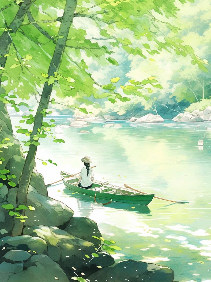 夏の日差し
池に撒かれて、
水は鏡のようです
空の青さを映して
そして植物の生命力
彼らは水の中のエルフのようなものです
静かに咲いていて、
池全体に
人生とロマンスのタッチを加えます。