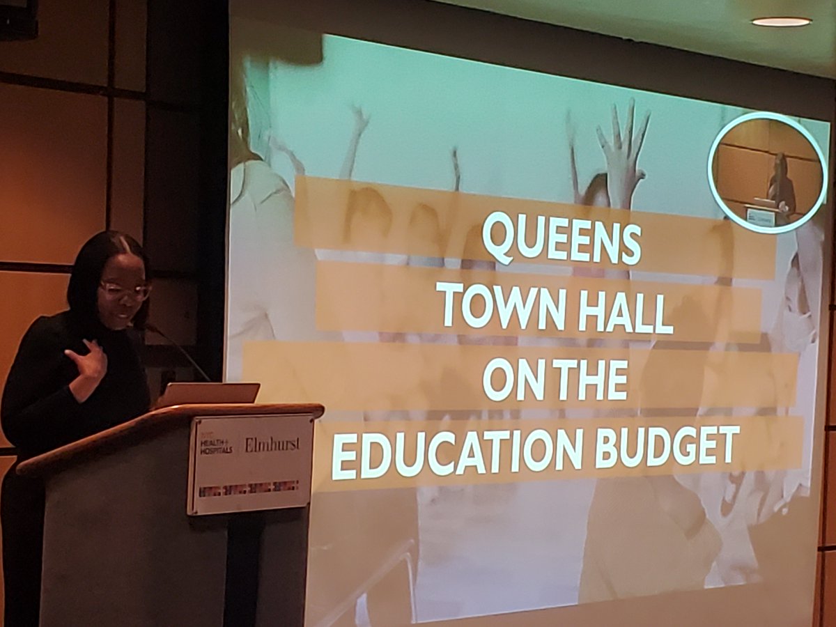 AFCNewYork's tweet photo. Thank you @CMRitaJoseph @CMShekarK @CMJenGutierrez @CMJulieWon & the students, parents, and educators who spoke up at last night's Queens Town Hall about the need to #RestoreEdPrograms now! https://t.co/BwnXYYdOd6