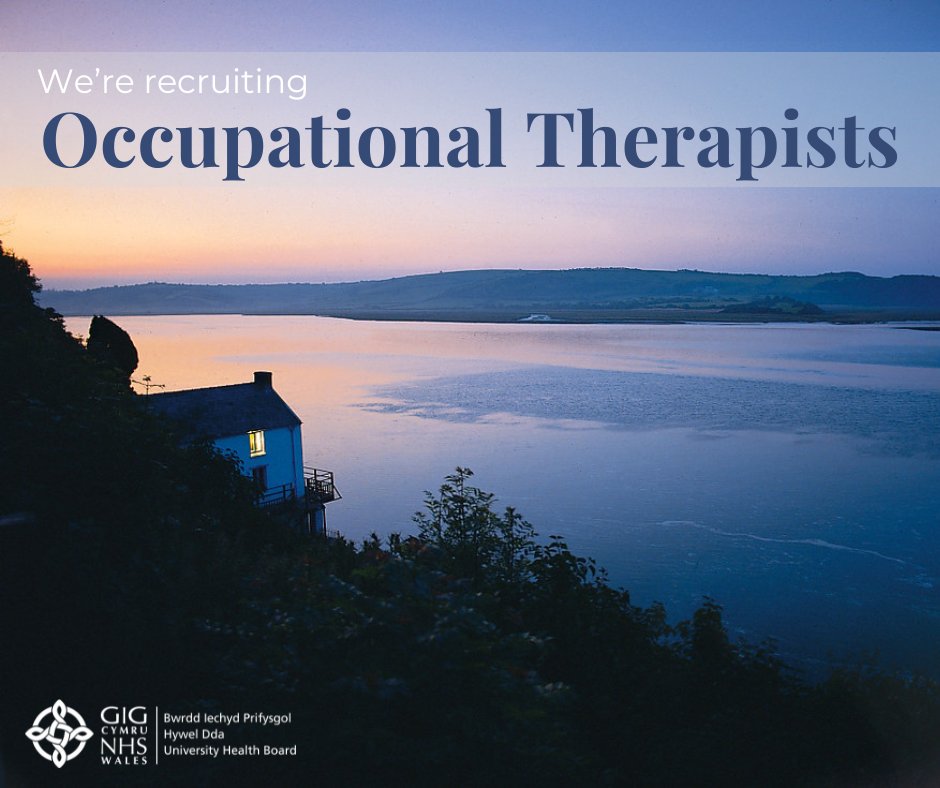 ** Occupational Therapists **

We're recruiting in to the following roles...

Experienced Occupational Therapist (Intermediate Care) - hduhb.nhs.wales/working-for-us…

Experienced Occupational Therapist - Adult Community Team - hduhb.nhs.wales/working-for-us…

#SwyddiHywelDda #HywelDdaJobs