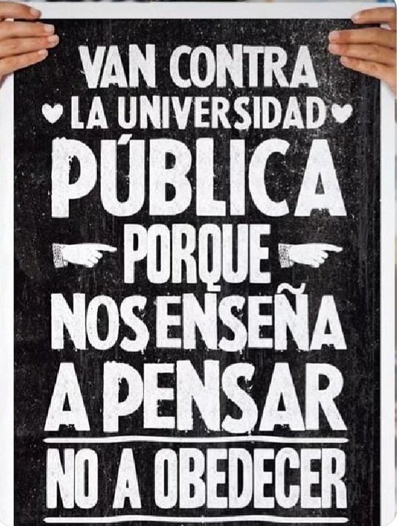 MarchelaGMEW21's tweet photo. Apoyemos a los estudiantes, profesores y trabajadores. No al desfinanciamiento de la educación pública.
#SalvemosLaUniversidad https://t.co/7WXmXJpxBc