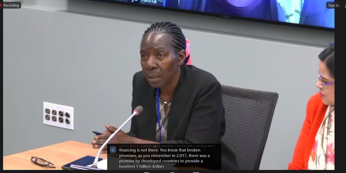 Akina Mama wa Afrika (@amwaafrika) on Twitter photo We are seeing that climate financing is only pushing poor countries deeper into financial debt. Carbon credits have turned green areas like forests into places for investments and it is leading to exploitation of communities. - Jane Nalunga, ED <a href="/SEATINIUGANDA/">SEATINI UGANDA</a> We are seeing that climate financing is only pushing poor countries deeper into financial debt. Carbon credits have turned green areas like forests into places for investments and it is leading to exploitation of communities. - Jane Nalunga, ED <a href="/SEATINIUGANDA/">SEATINI UGANDA</a>