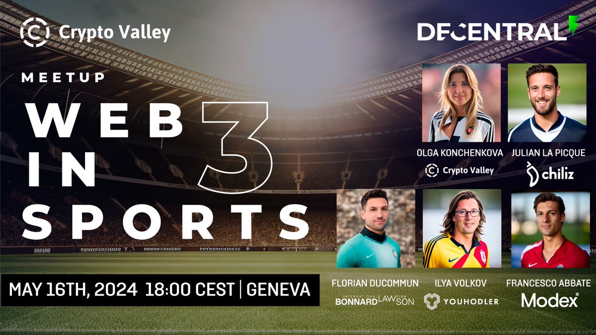 #Sports and #Web3? The potential is immense 🤯 Our #CVA Western Chapter is hosting a meet-up with industry experts to delve into the intersection of sports and decentralized technology, discussing its potential applications and transformative impact. ⚽🏅 🗓️ May 16th, 2024 ⏰…