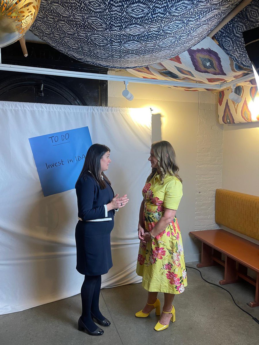 Thanks to @melindagates for her time to talk about the UK’s valued partnership with the @gatesfoundation. For real, lasting change we need governments, philanthropy and the private sector working together towards shared goals.