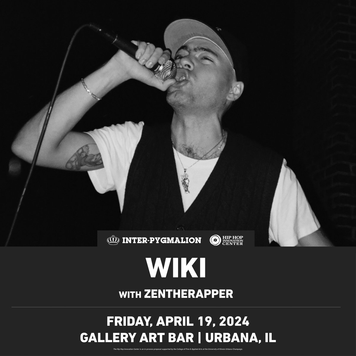 TONIGHT at Gallery Art Bar📍 6:00 pm — doors 7:00 pm — ZENTheRapper 8:00 pm — @wikset On sale now and at the door ⬇️ 🎟️tr.ee/Sh6BEzmGTQ