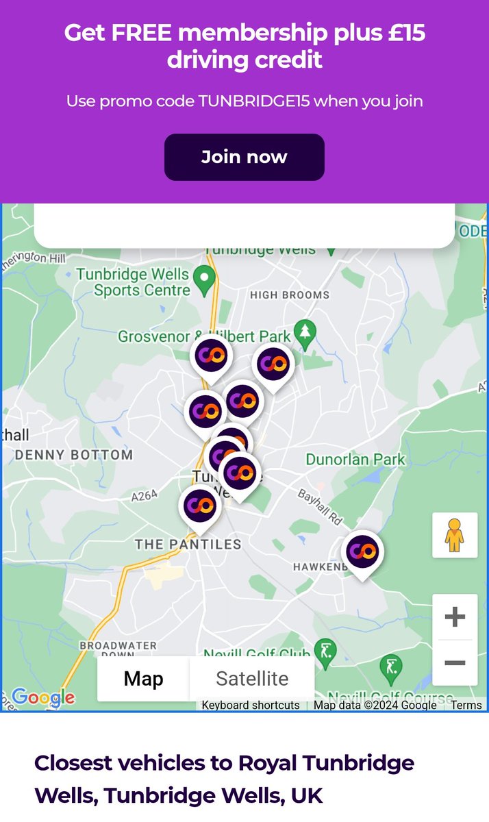 Here's one of the new @Co_wheels car club cars in Hollyfields, Hawkenbury, Tunbridge Wells. If rarely use your car or your household has a second car that is rarely used, take a look at the car club on-street hire across Tunbridge Wells - co-wheels.org.uk/tunbridgewells