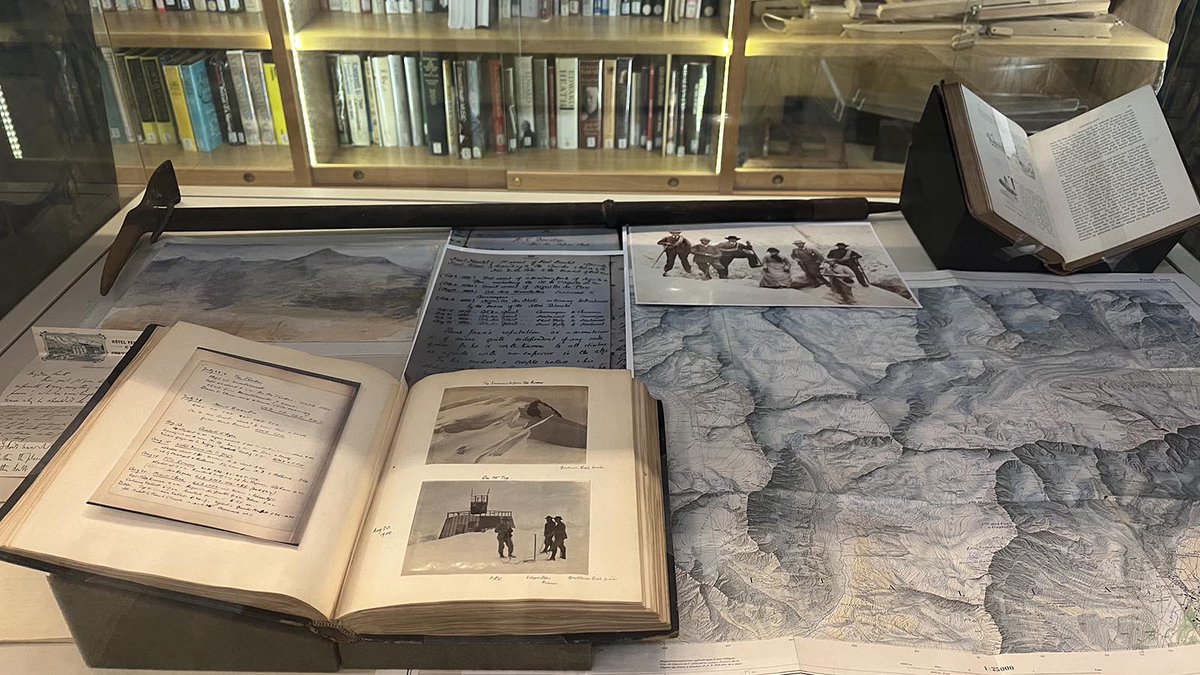 Opening Sunday 21 April, a new exhibition, ‘Going Up to Balliol’, investigates mountaineering from the 18th century onwards, through exhibits from Balliol’s historic collections and items borrowed from the Alpine Club. Details at balliol.ox.ac.uk/events/2024/ap…