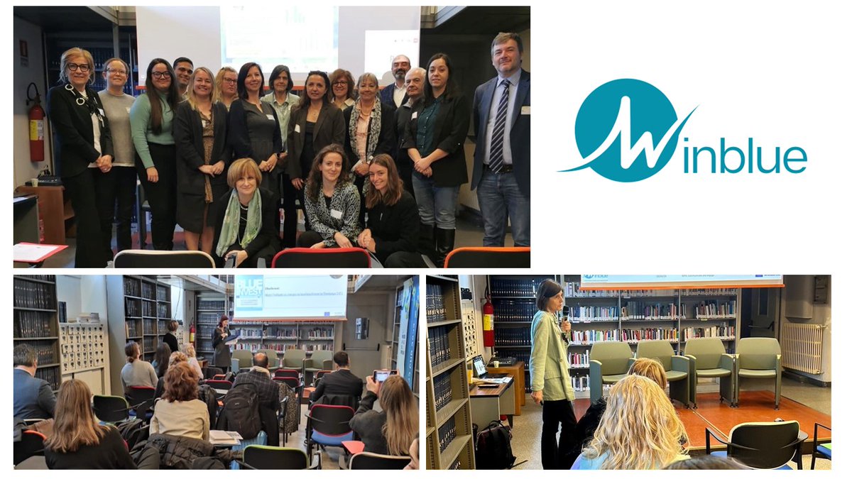 The #WINBLUE consortium celebrates the first year of the project execution with a meeting in Rome in which the partners are sharing the progress made during the last months. #WINBLUE #BlueEconomy #GenderEquality #EmpoweringWomen #HorizonEU @EU_MARE