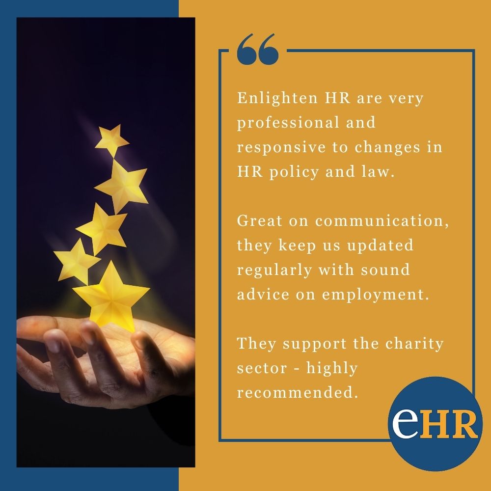 We are incredibly proud to receive reviews like this. 

We're committed to staying at the forefront of HR policy and law, ensuring we deliver straightforward communication and advice to all our clients so that they are well informed and prepared at all times. 

#enlightenhr #hr