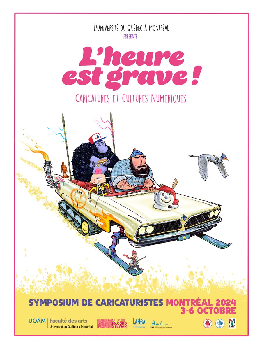 SAVE THE DATE: October 3-6, 2024. The AAEC and Association of Canadian Cartoonists will be teaming up with the Université du Québec à Montréal for a 3-day celebration political cartoonists this fall. Details and online registration to follow soon: