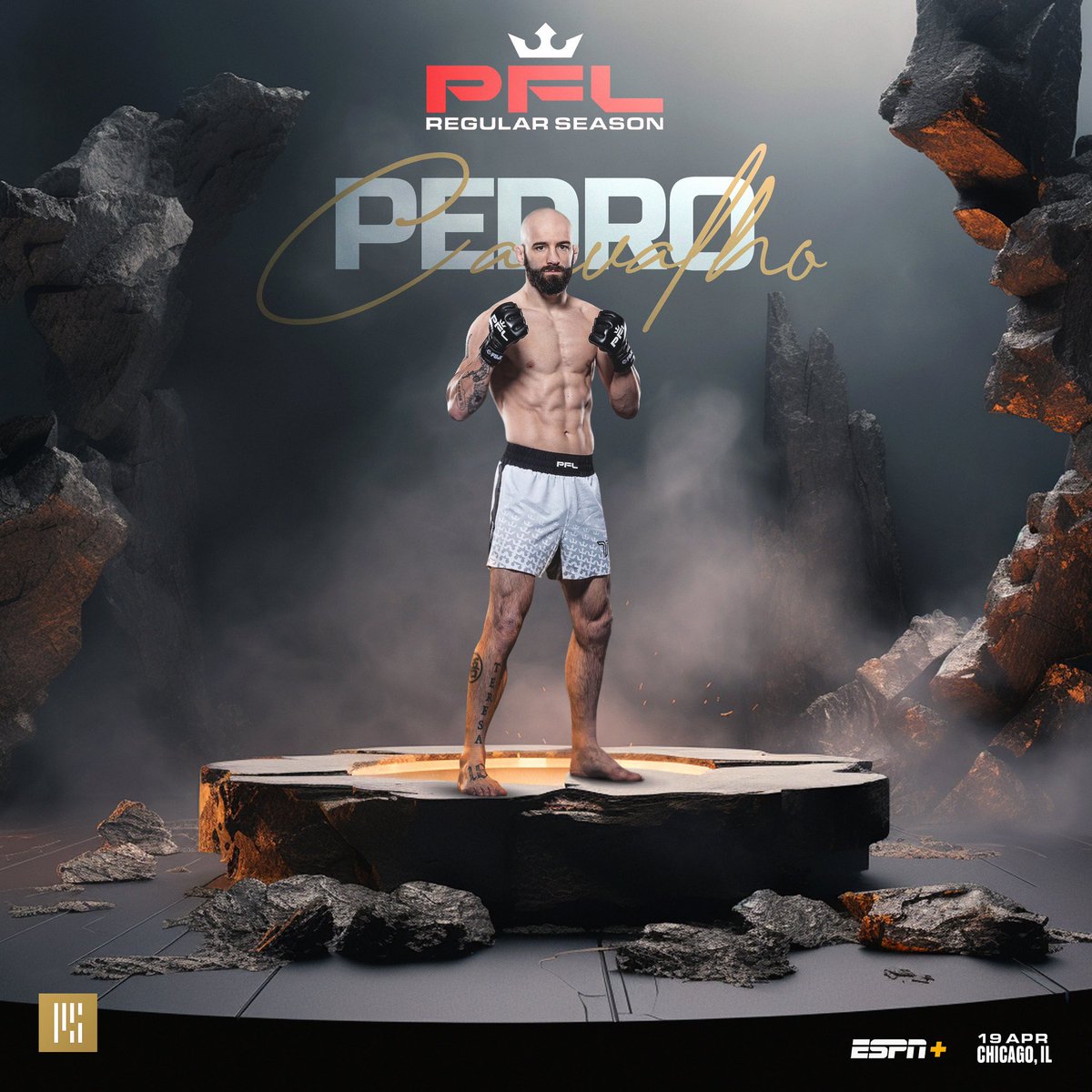 The co-main event. 🔥 It’s fight day in Chicago, Pedro Carvalho takes on Brendan Loughnane today at the #PFLRegularSeason live on ESPN+ @The_Game_MMA | @PFLMMA