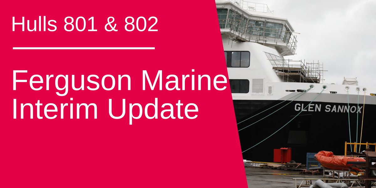 We've received an Interim Update from John Petticrew, Ferguson Marine's newly appointed interim chief executive. Read the update 👉 ow.ly/bKJO50RjNlV