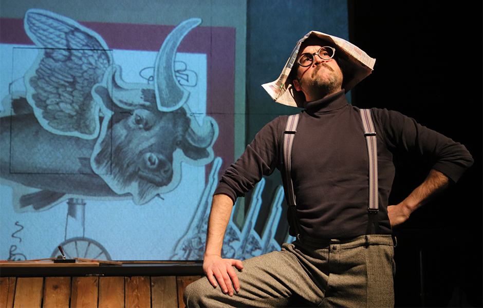 puppentheater's tweet image. Begleiten Sie uns auf eine Reise der Erkenntnis! Erleben Sie die fesselnde Lebensgeschichte von Jungfer Clara, dem berühmtesten Panzernashorn seiner Zeit vom 19. bis zum 21. April. Ein #Theaterstück voller Überraschungen. #LeGrandTour #puppentheatermagdeburg #PTMD #magdeburg