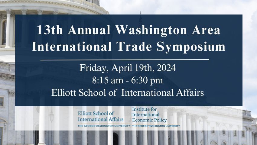 HAPPENING NOW: It's not too late to join the 2024 Washington Area International Trade Symposium (WAITS). @emilyjblanchard (@TuckSchool), former Chief Economist at @StateDept, will deliver this year's keynote presentation. Join virtually here: bit.ly/3Q9Tabf