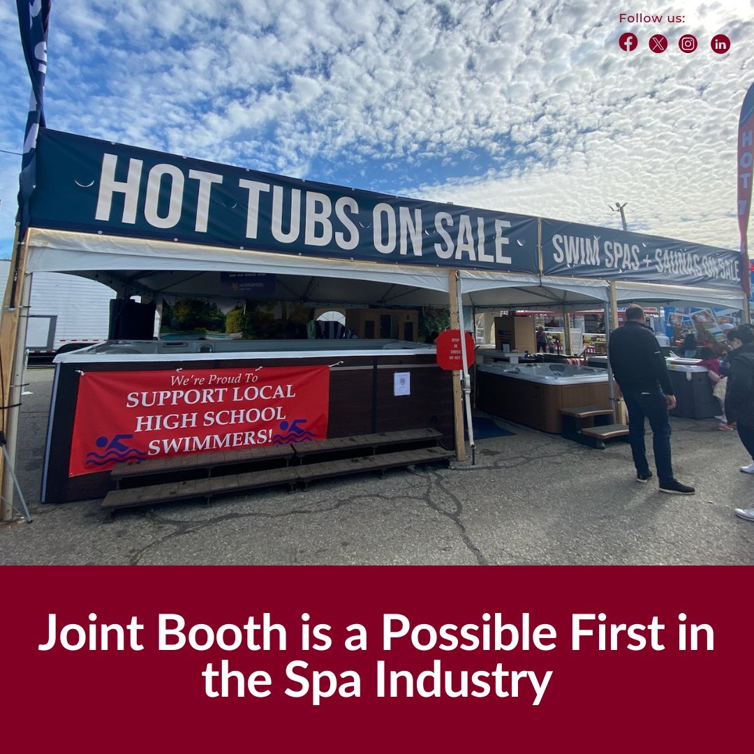 When attendees of the Topsfield Fair in Massachusetts strolled the site last fall, they came across a possible first for the hot tub industry — a joint booth run by Great Bay Spas & Saunas and New England Spas.

Read More: sparetailer.com/joint-booth-is…
@newenglandspas

#SpaRetailer