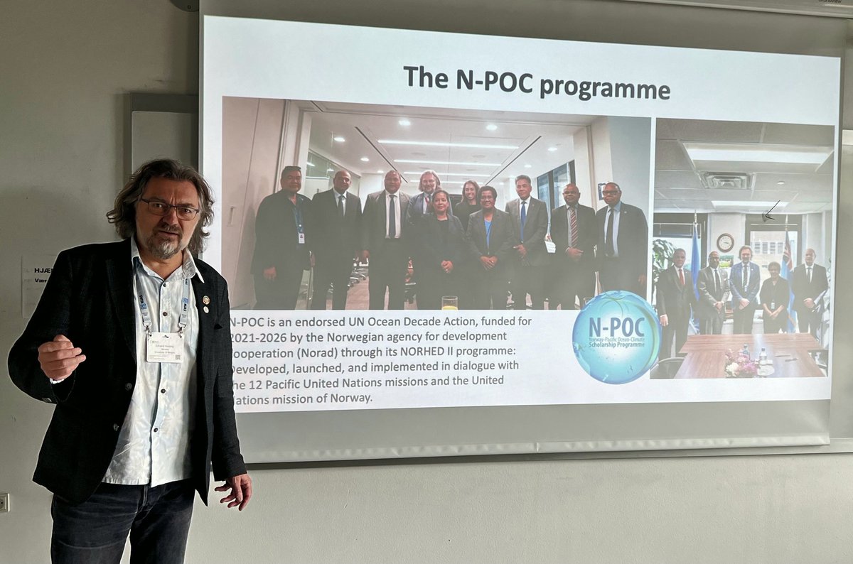 A privilege to present the #N_POC PhD programme, its background and its implementation as a partnership betw. the University of Bergen &amp; the University of the South Pacific, to the Nordic Association of University Administrators #NUAS communication conference in Copenhagen #SDG17