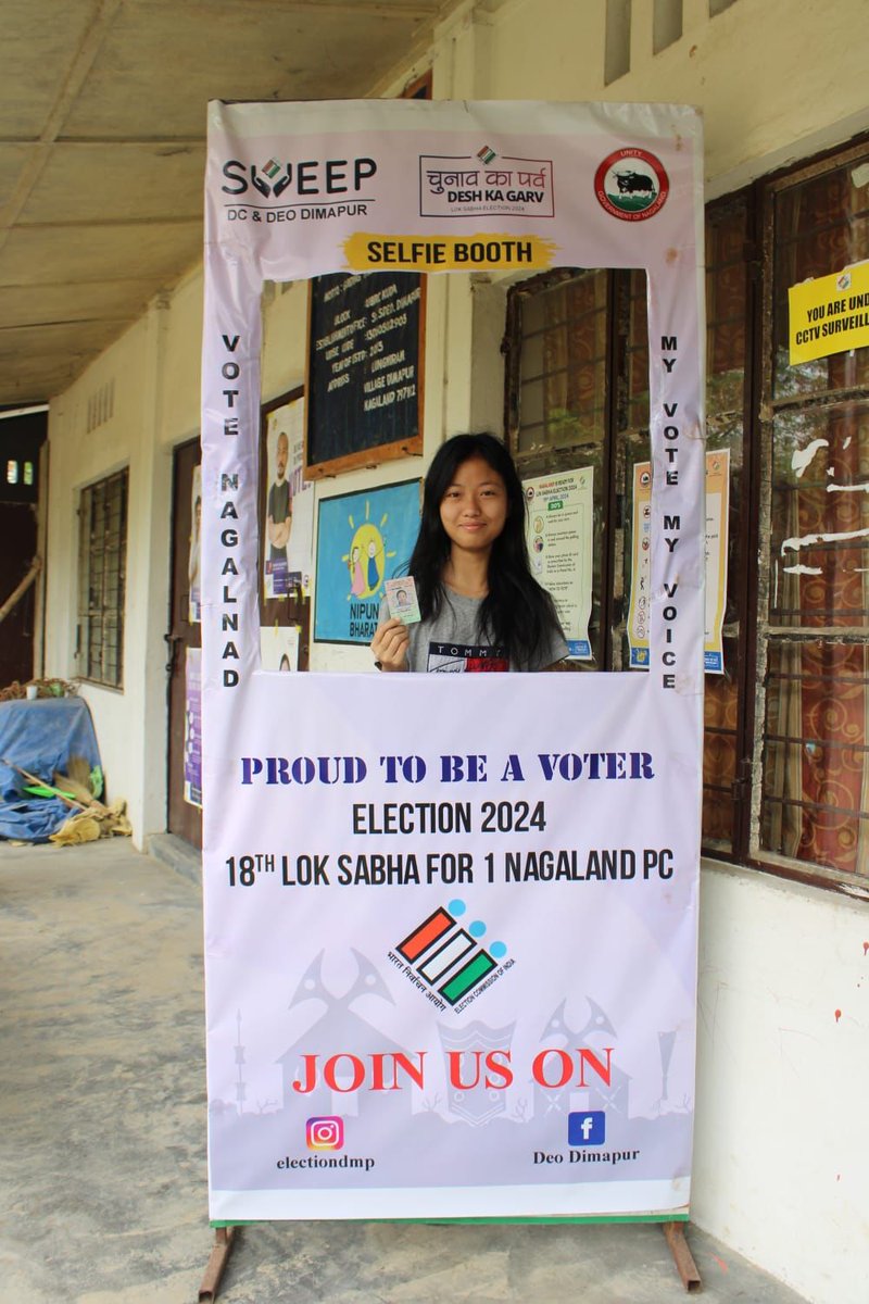 First time voters exercising their franchise

#ECI #Elections2024 #IVote4Sure #ChunavKaParv
#deshkagarv #loksabhaelection2024
<a href="/SpokespersonECI/">Spokesperson ECI</a>
<a href="/ECISVEEP/">Election Commission of India</a>
<a href="/MyGovNagaland/">MyGov Nagaland</a>
<a href="/dipr_nagaland/">DIPR Nagaland</a>
