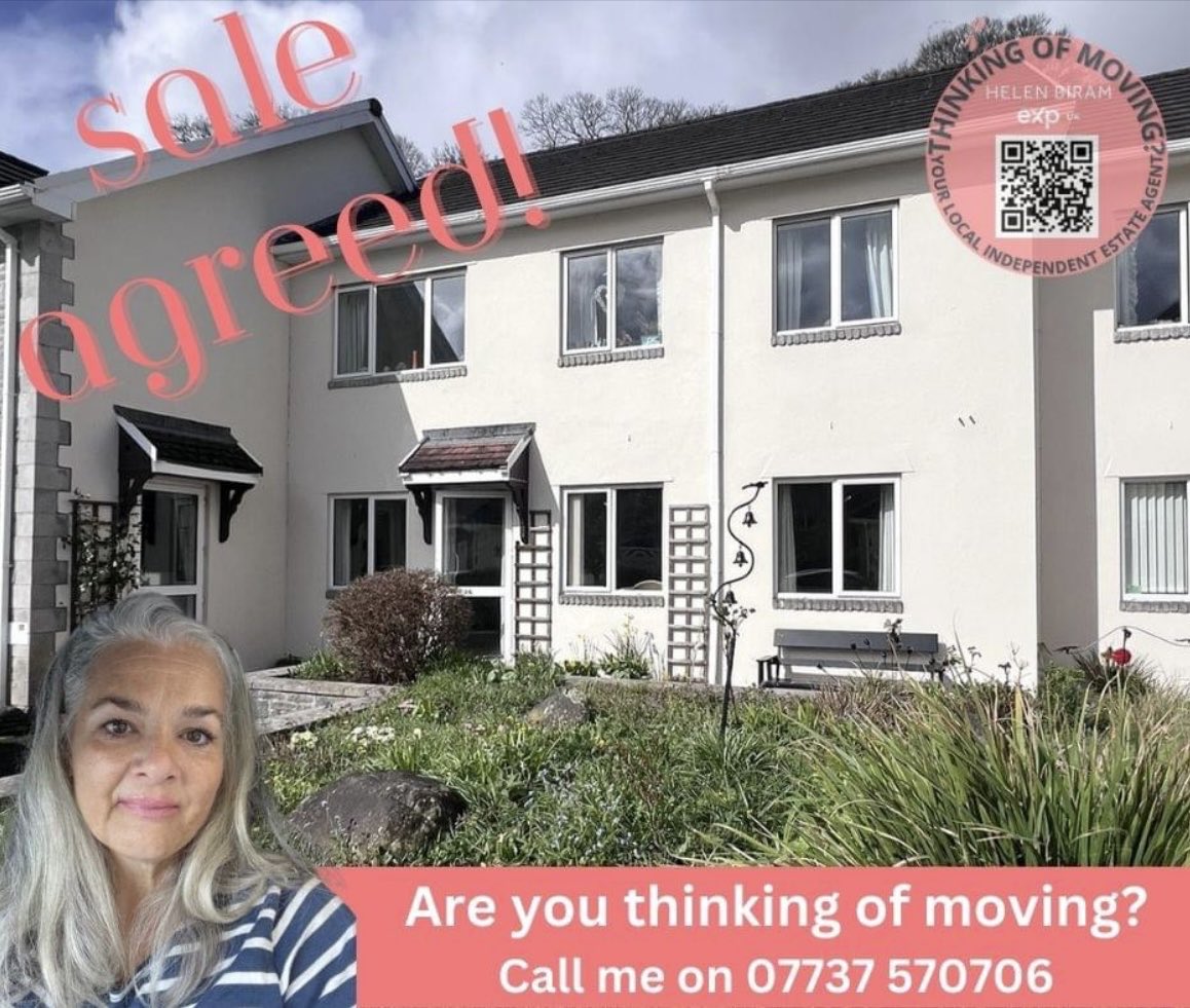 ** Sale Agreed - Parkwood Court Tavistock** 

#sold #townlife #apartmentlife #sheltered #conveyancing #HereToHelp #movewithme #sellinghomes #localagent #estateagent #okehampton #tamarvalley #Tavistock #dartmoor #northcoast #devon