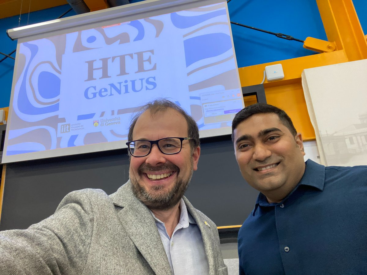 Today <a href="/mgpadalkar/">Milind Padalkar</a> is presenting his start-up project NirvanaVisor, using mixed reality and computer vision to support people with vision-related problems.

#startup #ai #mixedreality #computervision
<a href="/IITalk/">IIT</a>  <a href="/alessiodelbue/">Alessio Del Bue</a>