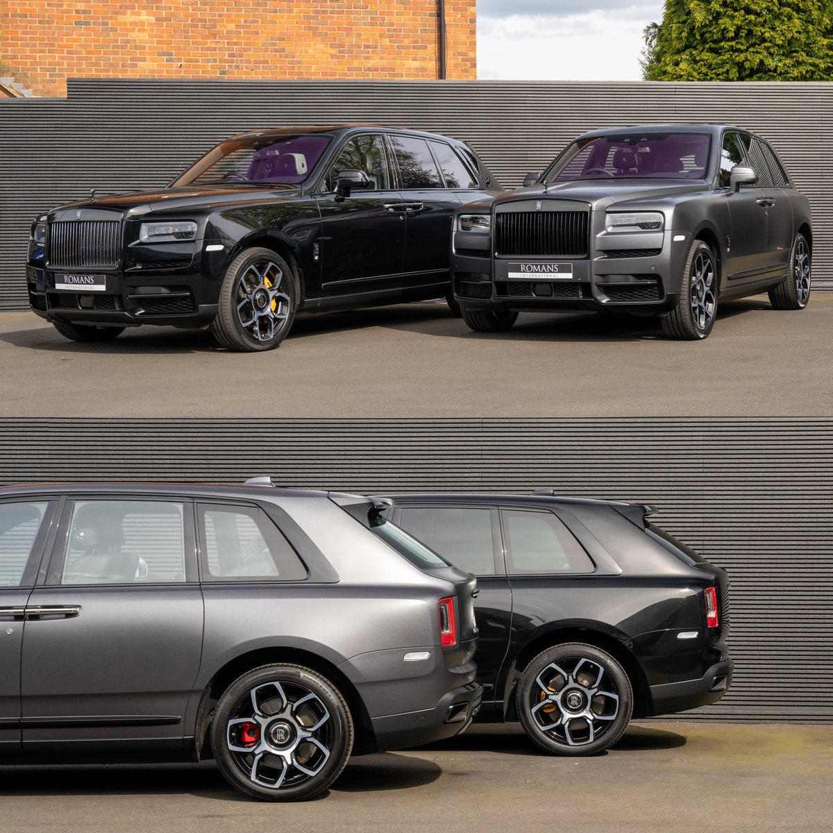 Choice of 2 Cullinan Black Badges including the £21k ‘Iced Gunmetal’ paintwork