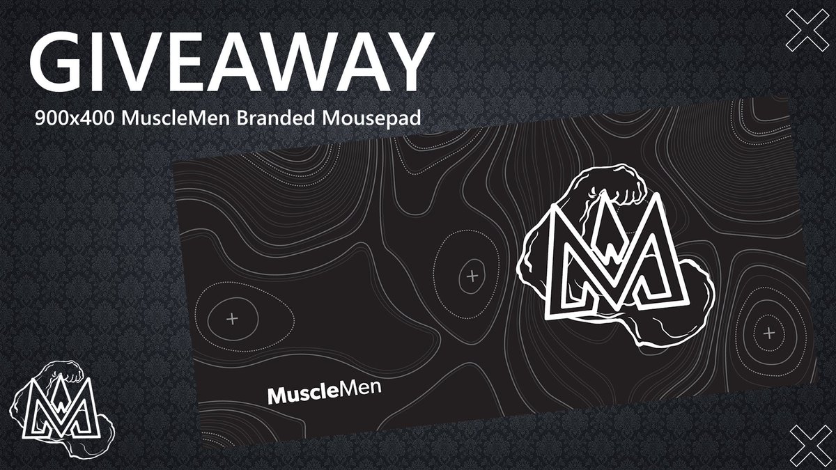 MuscleMen Gaming (@musclemengaming) on Twitter photo MuscleMen is giving away a mousepad!🤩 To enter:
•Follow <a href="/MuscleMenGaming/">MuscleMen Gaming</a>
•Like this post
•Repost
•Tag 2 friends
•Follow MuscleMenGaming on Instagram for extra entry (not needed)
Rolling in 7 days! (26th of April 2024) MuscleMen is giving away a mousepad!🤩 To enter:
•Follow <a href="/MuscleMenGaming/">MuscleMen Gaming</a>
•Like this post
•Repost
•Tag 2 friends
•Follow MuscleMenGaming on Instagram for extra entry (not needed)
Rolling in 7 days! (26th of April 2024)