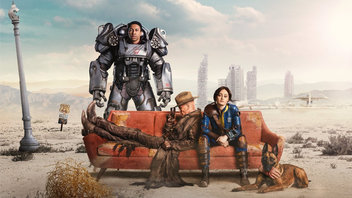 gameinformer's tweet photo. Amazon's Fallout TV series has been renewed for Season 2. https://t.co/C1N05fe2pB https://t.co/5wumiF31Bf