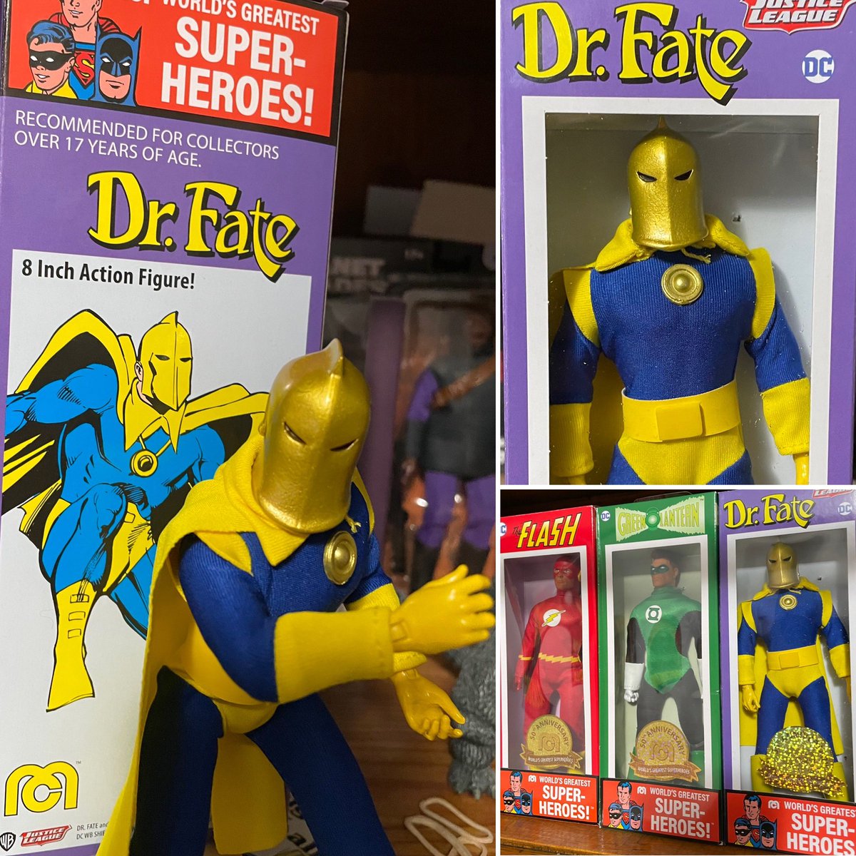 MAIL CALL - Mego Style! Dr. Fate joins my collection. My Mego Justice League could have really used this guy’s help back in the 70’s! He hits the shelf with the other “heroes we never had!”