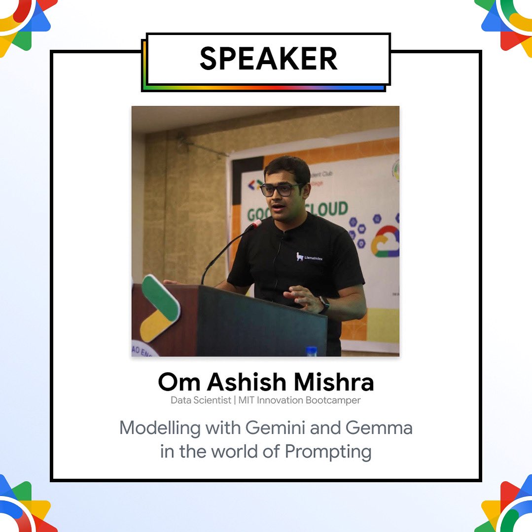 Calling all tech enthusiasts! Don’t miss out on a hands-on session with data science rockstar @ommishra100! Join us as we delve into the world of AI, supercharging the art of prompting with Gemini and Gemma. Be part of the AI revolution! #TechEnthusiasts #DataScience #AI #WoWHyd