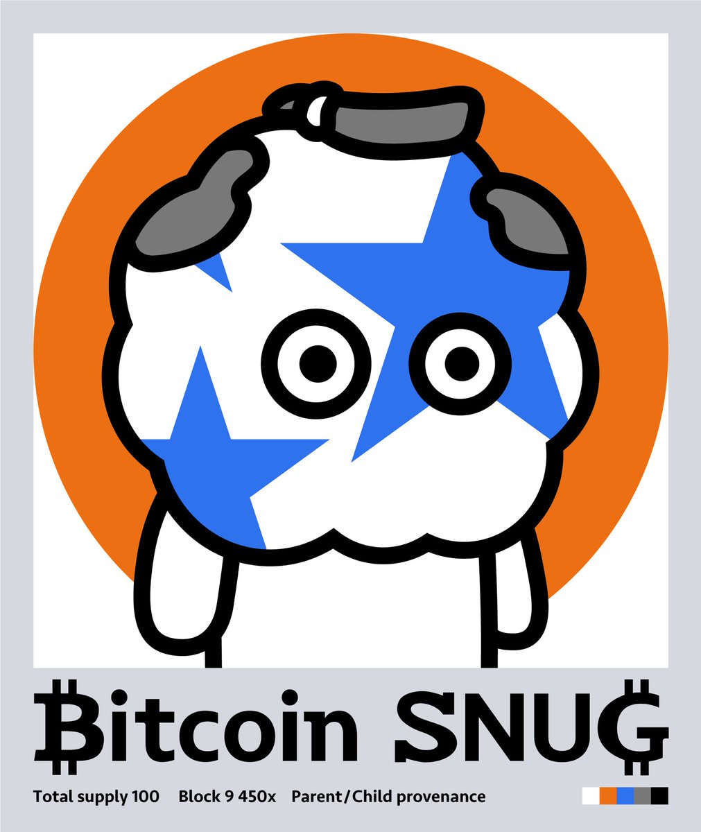 gm #BitcoinSNUG #Ordinals