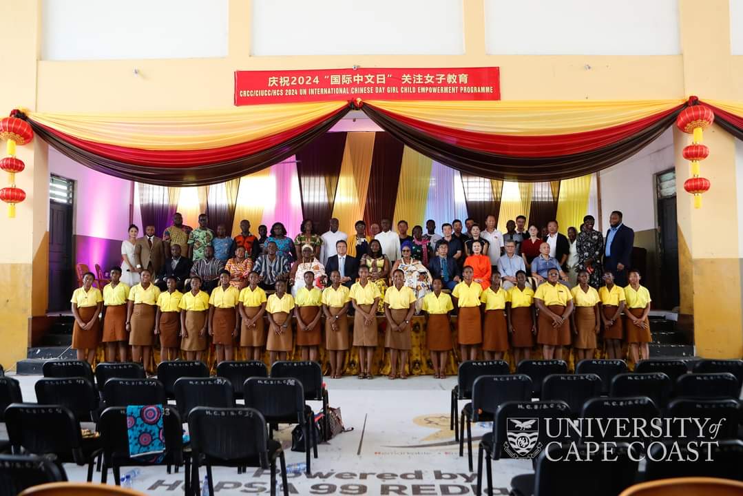 The Confucius Institute at UCC has marked the 2024 International Chinese Language Day at Holy Child School, Cape Coast. It was celebrated on the theme: 'Building a Bridge of Mutual Learning among civilizations through Girl-Child Empowerment.'