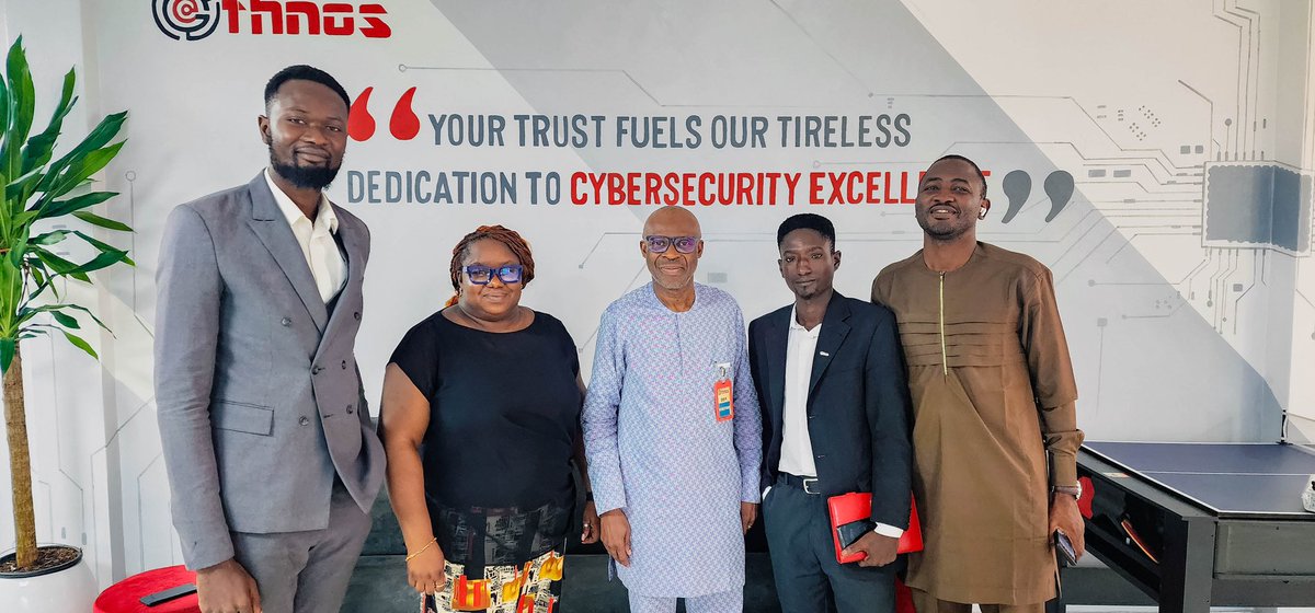 ethnoscyber's tweet image. Thank you @fintechngr for stopping by at our office, It was a pleasure and we hope to make positive progress and achievements going forward.
Building strong relationships is key to success.

#Cybersecurity #FinTechNGR  #Partnership #Infosec #Ethnos