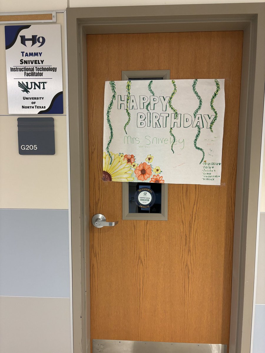 What a way to start my Friday! Feeling loved by <a href="/hebron9th/">Hebron 9th Campus</a>! 🥰 I haven’t been here since my birthday but I am happy to continue the celebration with these sweet students &amp; staff today! Way to build community with staff that can’t come to this campus as often as they would like!