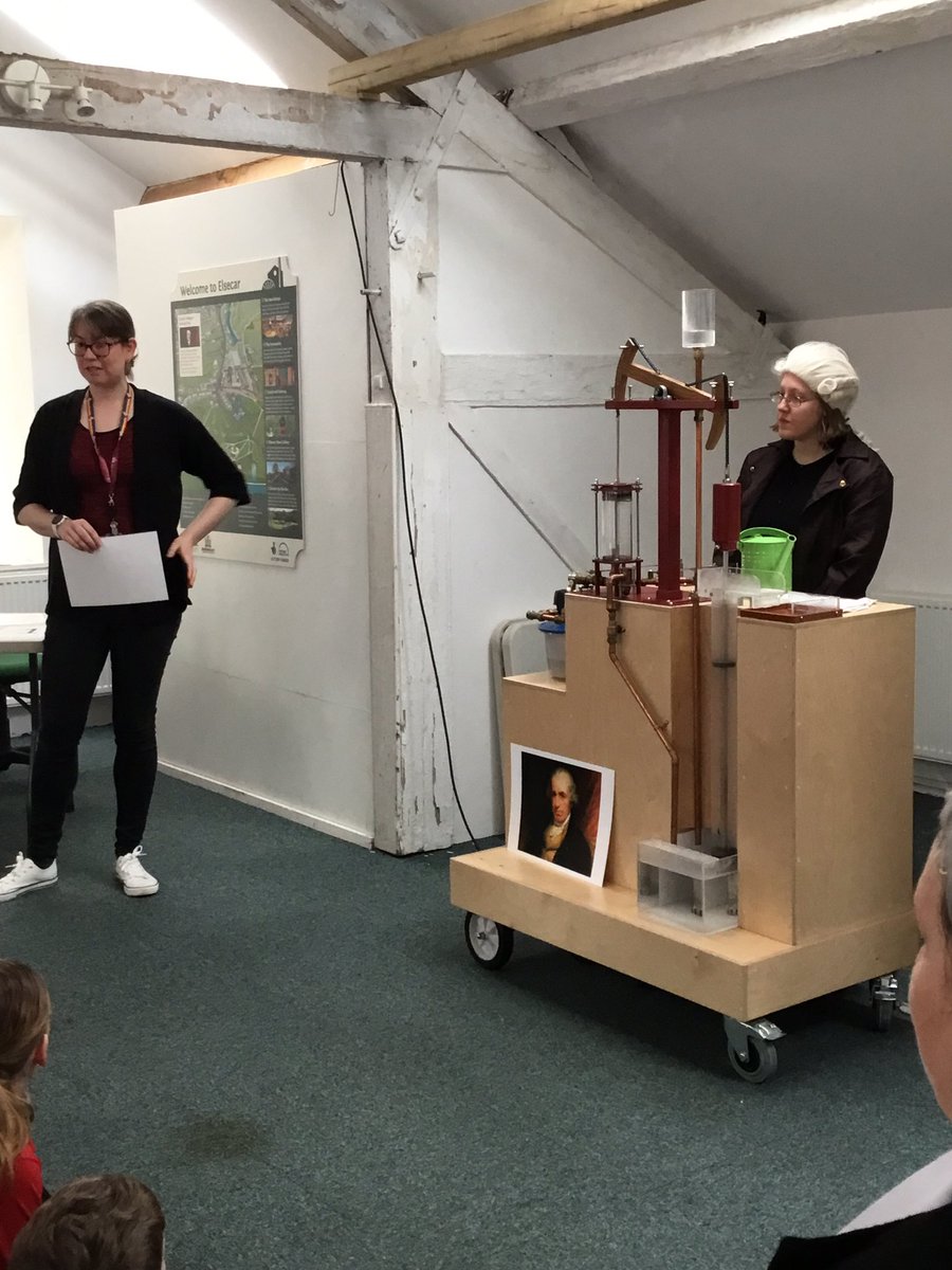 TheEllisY5's tweet photo. Y5 have had an excellent morning with @BarnsleyMuseums at the Elsecar Heritage Centre. We took part in a Raising Water by Fire workshop and learned all about the history of the site. We watched a demonstration of the Newcomen Engine and decided if the Earl should invest in one. https://t.co/CnTaZWIYO2
