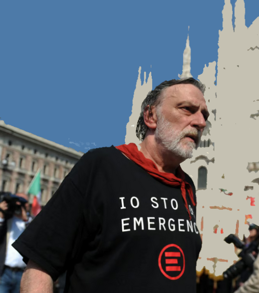 Io sto con Gino Strada. Quindi per #Emergency. Quindi per la #pace. Quindi contro i governi russo, statunitense e israeliano, in primis