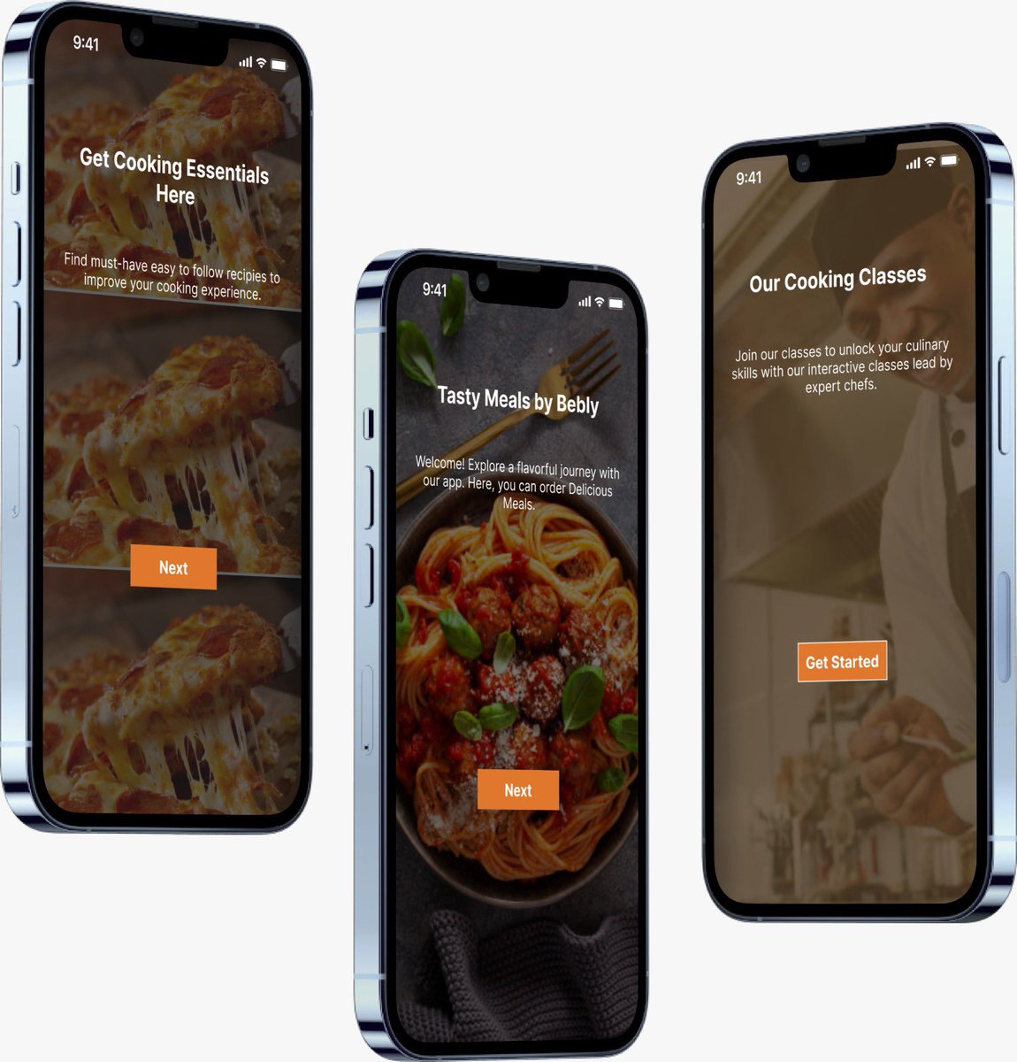 beblyb's tweet photo. My first food app onboarding screen design. I’m so proud of myself.

A big thank you to Webdeves Academy and my tutor @NnodimLolia 

#webdeves #loliannodim #uiuxdesign #tech #figma #designbyebube https://t.co/8fcynCapFO