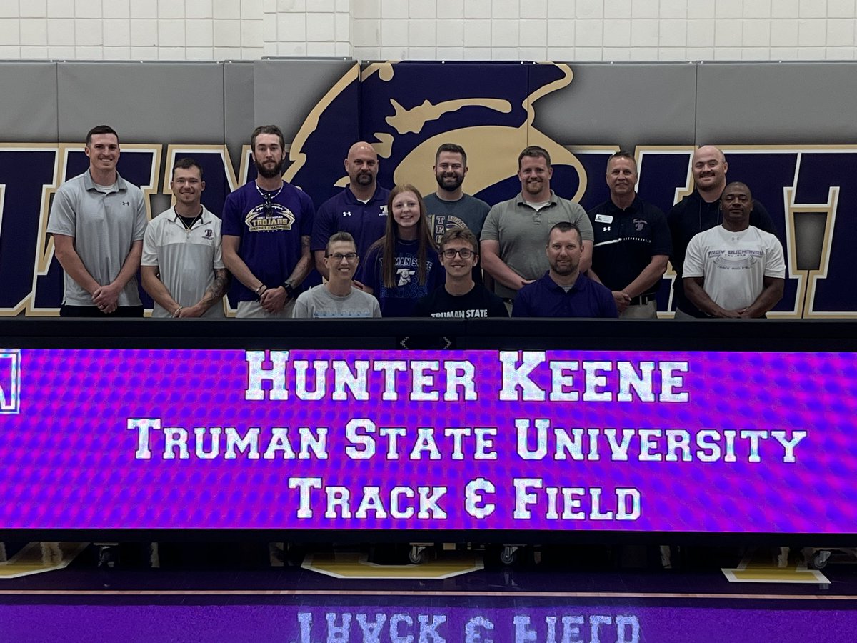 Congratulations, Hunter!! Truman State is lucky to have you!! We will be cheering for you! #GoldStandard