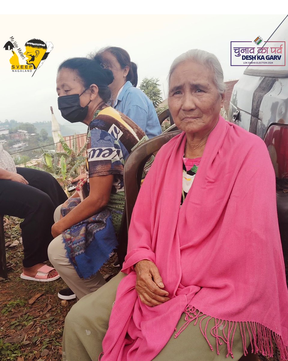 92 years elderly woman dutifully casts her vote in Mokokchung District

#ECI #Elections2024 #IVote4Sure #ChunavKaParv
#deshkagarv #loksabhaelection2024

<a href="/SpokespersonECI/">Spokesperson ECI</a>
<a href="/ECISVEEP/">Election Commission of India</a>
<a href="/MyGovNagaland/">MyGov Nagaland</a>
<a href="/dipr_nagaland/">DIPR Nagaland</a>