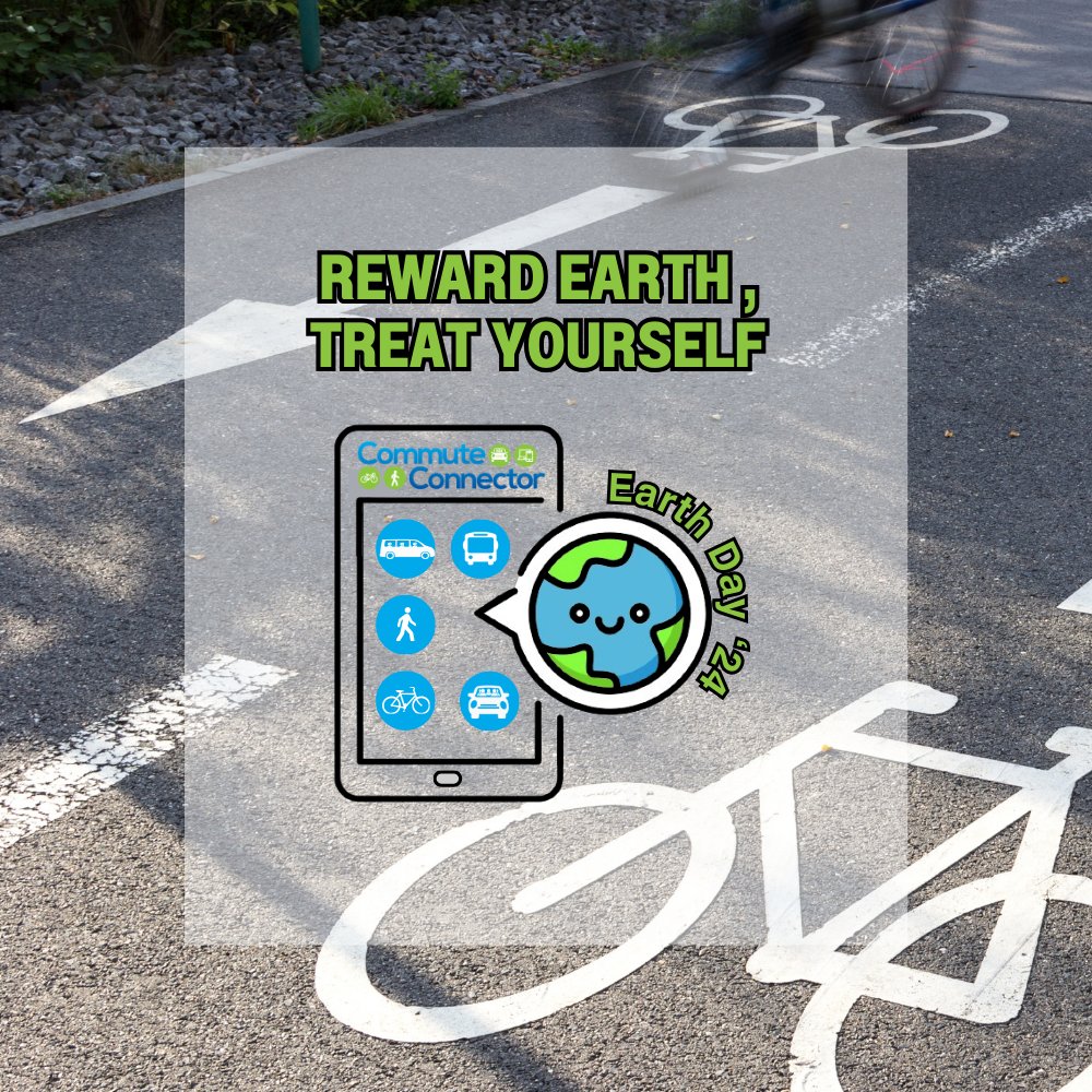 🚴‍♀️🎉 Earn 500 bonus points on #EarthDay for choosing an alternative mode to work such as: biking, walking, carpooling, or riding the bus! These points are redeemable in our app for fantastic rewards like gift cards, dining experiences, and more! #BikeToWork 🌍🚲