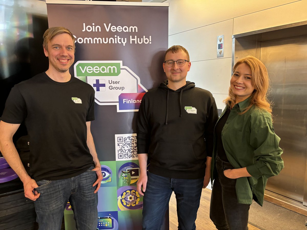 Veeam User Group events are popping up around the globe! 🌍 This week, we had meetups in Madrid, Houston, and Helsinki. Thank you to everyone who joined! Stay updated with events in your area - community.veeam.com/events