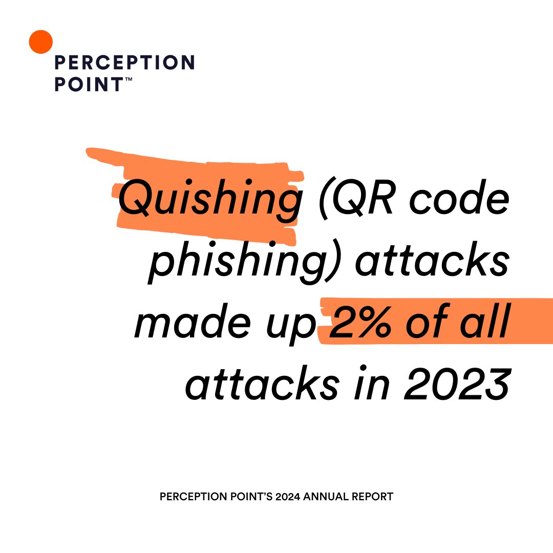 Perception Point’s 2024 Annual Report highlights the challenges organizations faced in 2023.

To learn more, download the report: hubs.la/Q02mXLbj0

#phishing #bec #genai #ato #cybersecurity #emailsecurity #quishing #browsersecurity