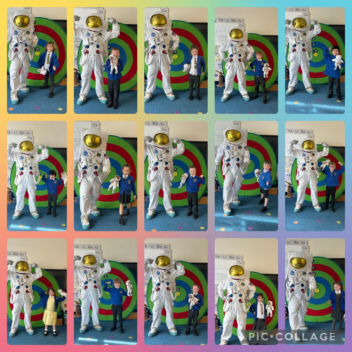 We have LOVED having the spaceman in Year 1 today! Thanks Mr B #spacefacts #neilarmstrong #rocket #history @Wow_workshops