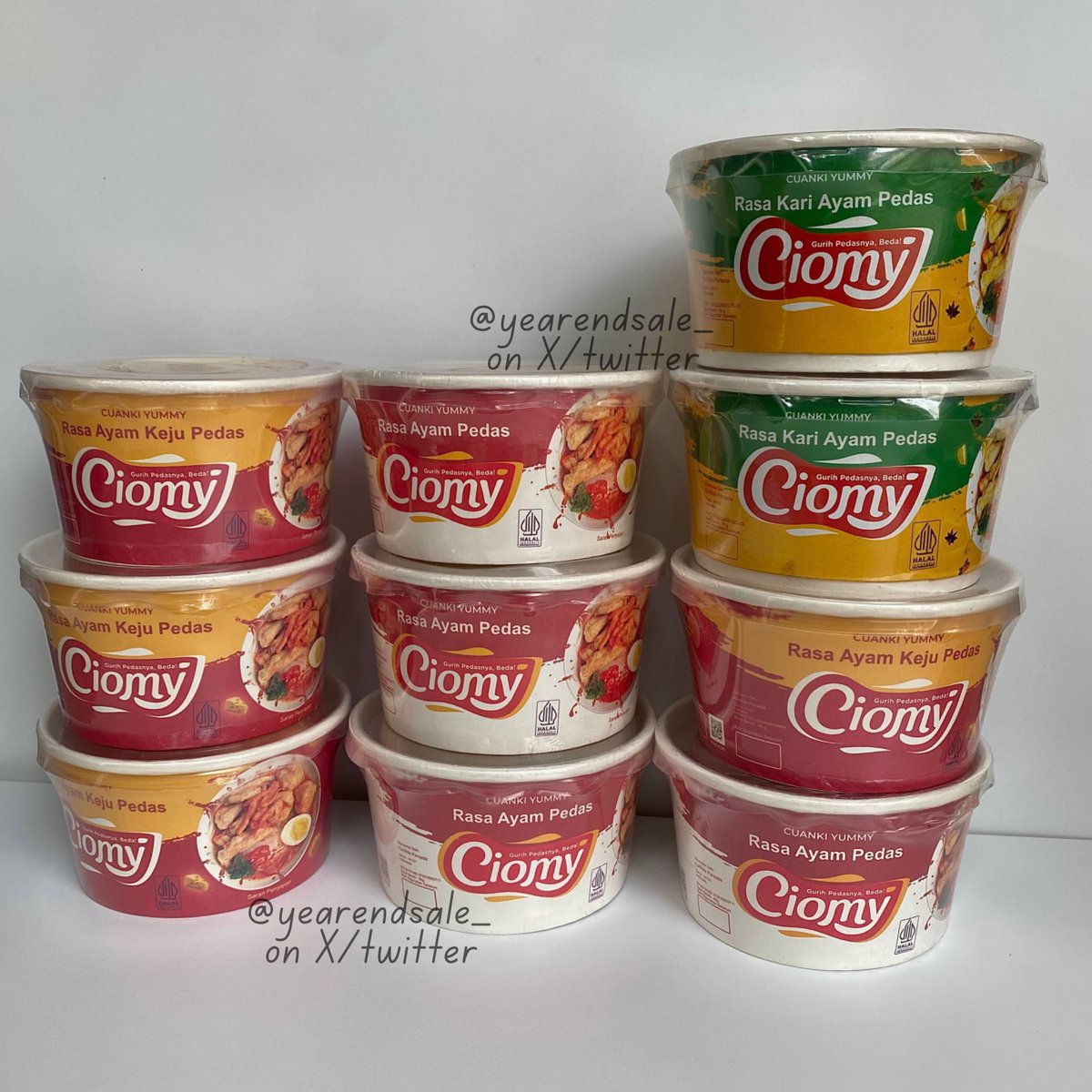 yearendsale_'s tweet photo. pernah bawa ciomy ke rumah ternyata pada suka, jadi kemaren nyetok deh! pas udah bosen makan opor, tinggal seduh ciomy 🤣

MEMANG BIKIN NAGIH! apalagi yg varian ayam keju pedas terfavorit 🤤👌🏼 https://t.co/hRqlLJgAa9