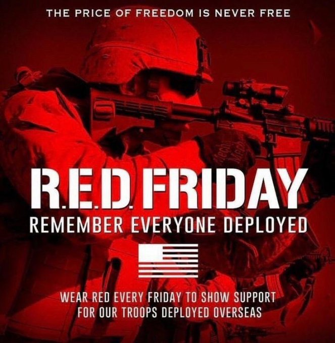 🇺🇸 #REDFriday #Buddy✅with #Veterans 🙏RH 🇺🇸
⭐️ #Turn22to0 #988press1 #BuddyChecksMatter⭐️
❤️🤍💙 #VeteransLivesMatter #SupportOurTroops❤️🤍💙
🇺🇸 @NelisonDarin @RogerMcghee6 @JamesBuckl3779⭐️
🇺🇸 @srasberry1 @MAC_ARMY1 @vmmtn⭐️
🇺🇸 @army_abn3rdTime @Tacoma1776 ⭐️
🇺🇸 @jims7493