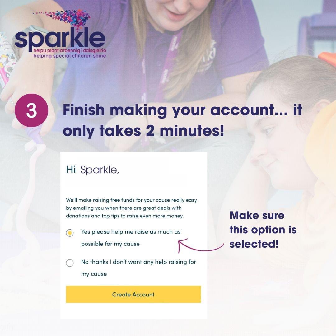 We’ve registered Sparkle with @easyuk which means over 7,000 brands will now donate to us for FREE every time you use #easyfundraising to shop with them. 🥳🤩
