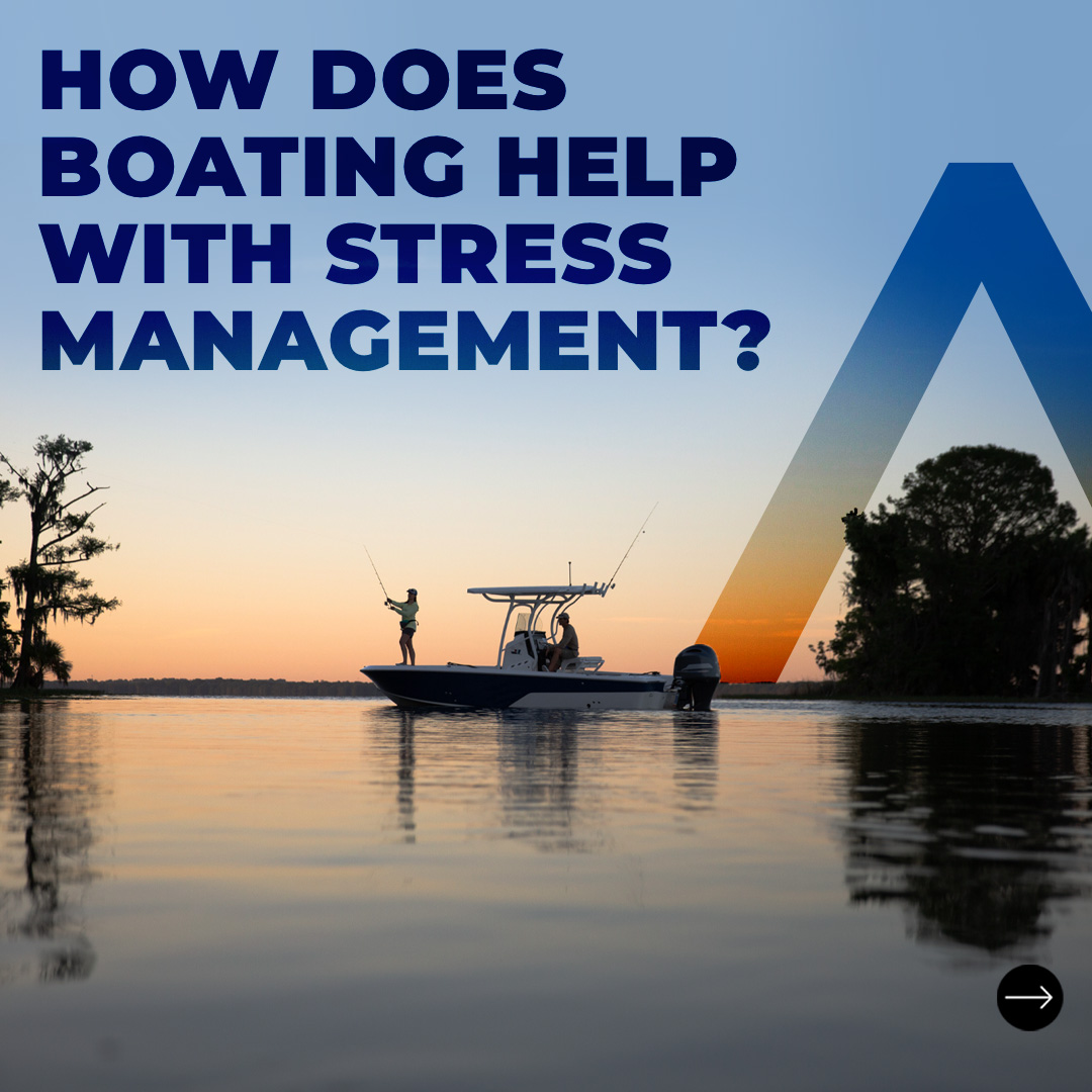 April is Stress Awareness Month, and what better time to discover the calming power of boating? 🌊 Whether it's from physical activity, mindfulness, fresh air, or social connection, hitting the water can be your ultimate stress-reliever.