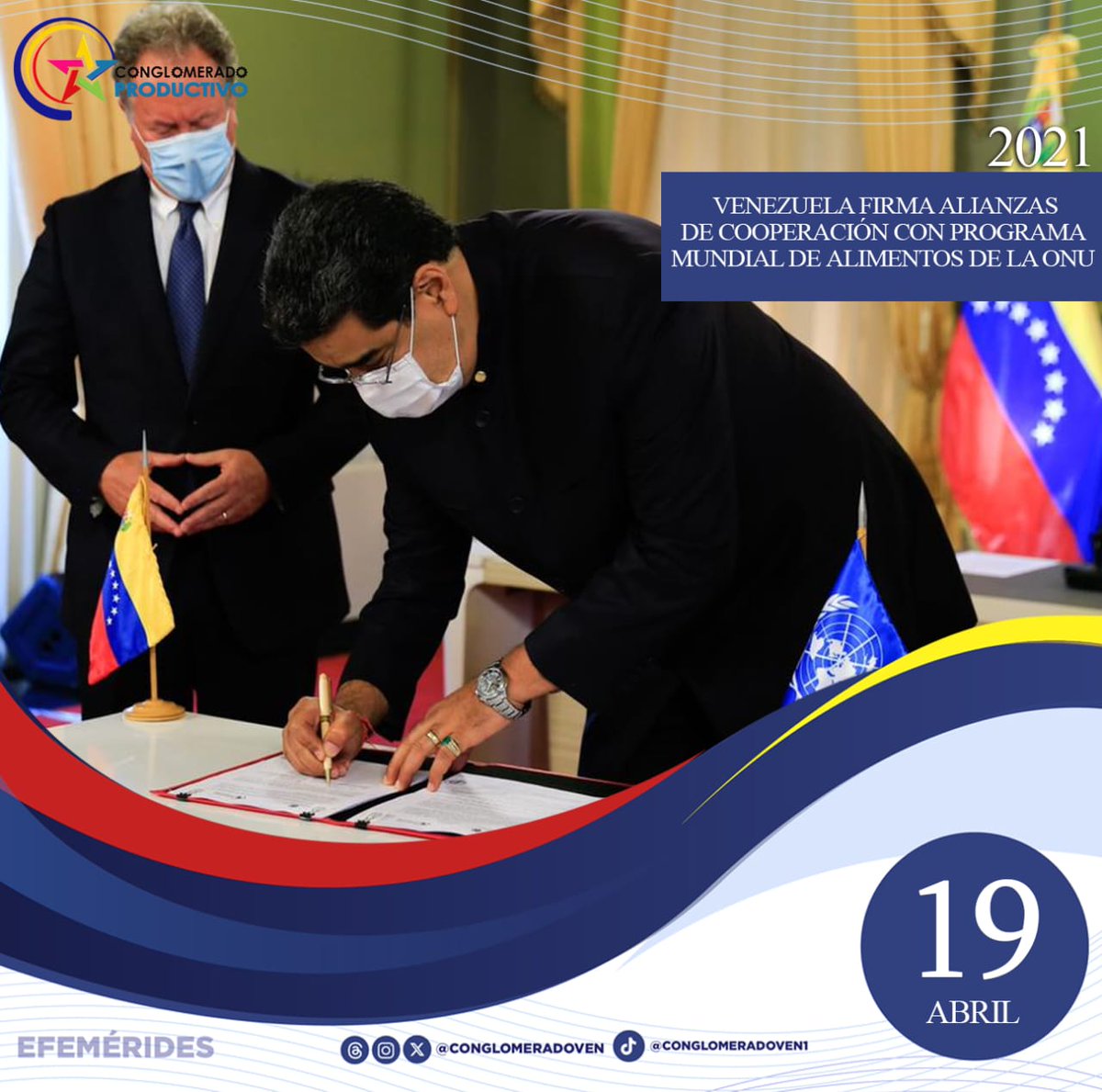 #EFEMÉRIDE🗓️|| El #19Abr de 2013, @NicolasMaduro fue juramentado ante la Asamblea Nacional (AN), como Presidente de la República Bolivariana de Venezuela. #GloriaAlBravoPueblo