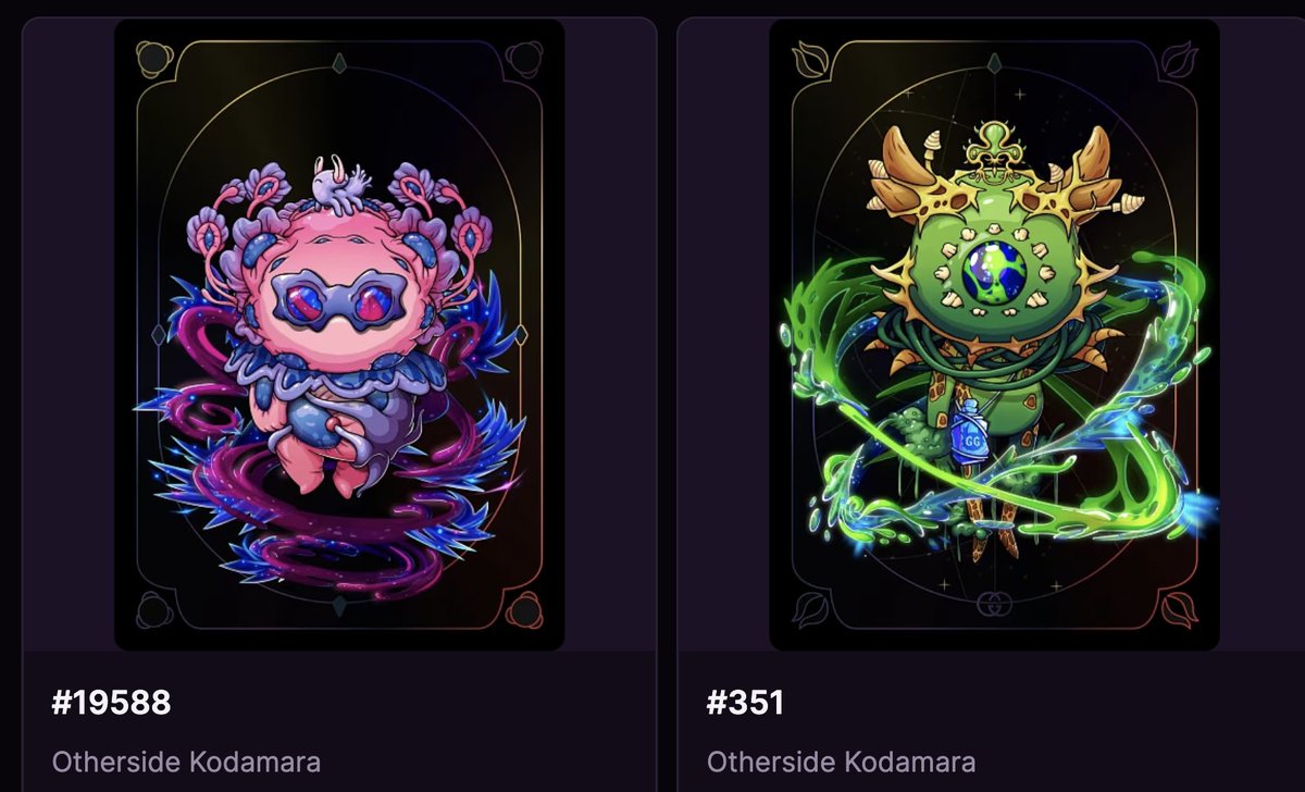 Looks rare 🥰

#Kodamara #Otherside