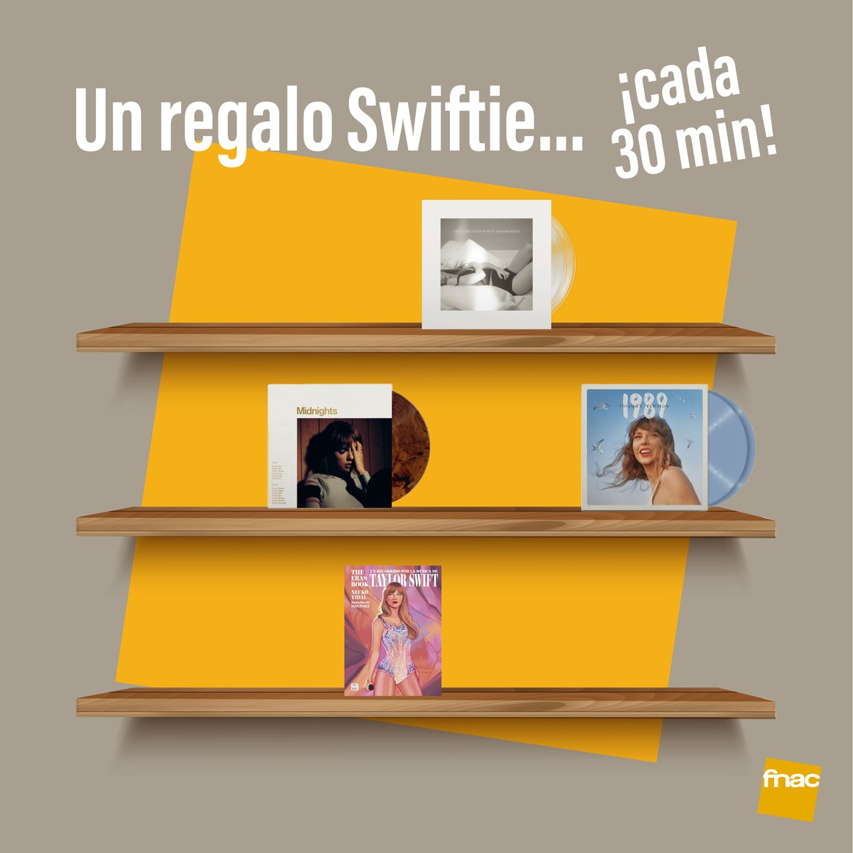 🤍 SORTEO 🤍

Esto se vacía pero el Día Internacional de los Poetas Torturados y Departamentalizados continúa.

Para participar:
✅ Síguenos en <a href="/Fnac_ESP/">Fnac España</a>
✅ RT + Fav
✅ Menciona a un amigui
✅ Dinos qué disco o libro quieres con #FnacSwiftie

BBLL epr.ms/4cUMojr