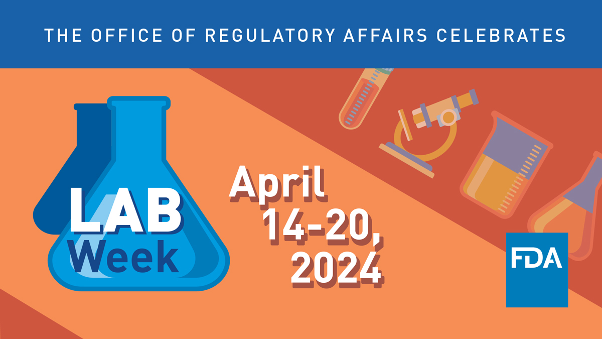 TODAY is the last workday of #LabWeek! This year & every year, #FDAORA proudly recognizes the important work that our laboratory professionals do to protect public health. LEARN MORE about our labs: fda.gov/science-resear…