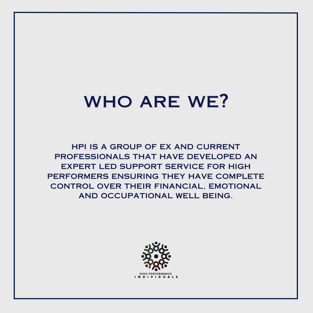 HPIndividuals's tweet image. We support high performers on their journey; now and in the future through an expert led review and on going support service. 

Find out more about HPI by clicking the link in our bio. #HPIndivduals