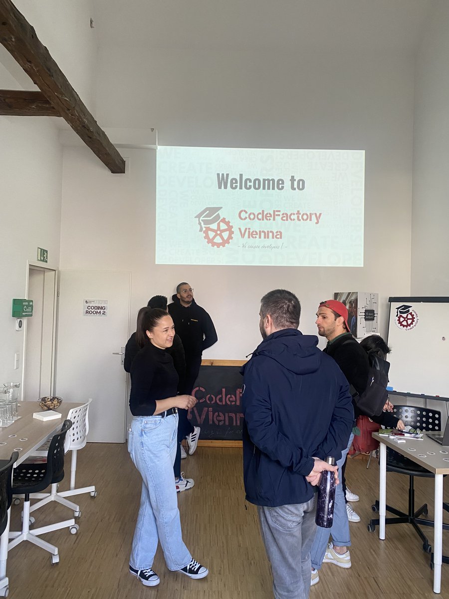 CodeFactoryVIE's tweet image. 🚀 Our Open Door Day was a blast!
Huge thanks to everyone who dropped by and made it a fantastic event.
Your enthusiasm and curiosity about programming courses at CodeFactory truly made our day! 🌟
___________
#OpenDoorDay #CodeFactory